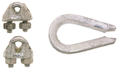 3/16" Rope Clip/Thimble