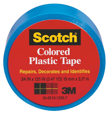 3/4x125 BLU Plas Tape