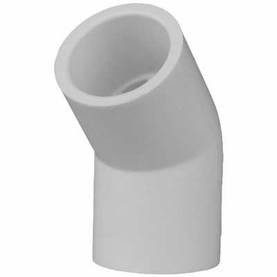 1-1/2" 45de PVC Elbow Pressure