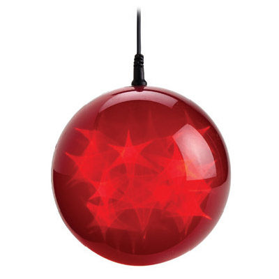 6" RED LED Sphere