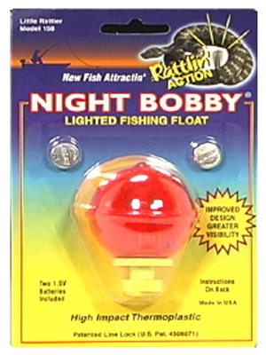 Night Bobby 158 Bobber, 1-3/4 in Dia, Red