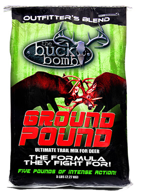 the buck bomb MM-BB-GP-05 Ground Pound Deer Attractant, 5 lb Bag