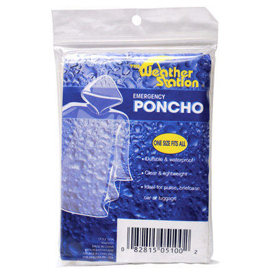 38x48 Plas Emerg Poncho