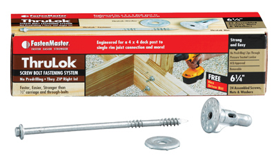 FastenMaster ThruLOK FMTHR614-6 Screw Bolt Fastening System, 6-1/4 in L,