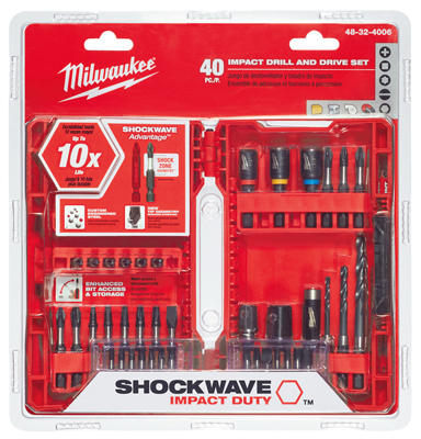 40PC Shockwave Bit Set