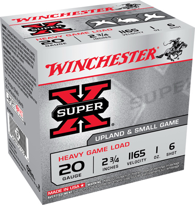 25RND 20GA 2-3/4#6 Ammo