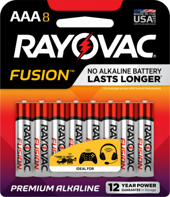 Rayovac 8PK AAA Fusion Battery