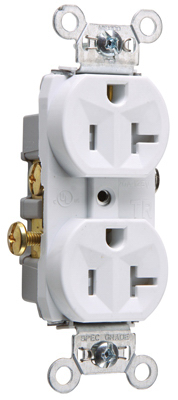 20A WHT Tamp Receptacle