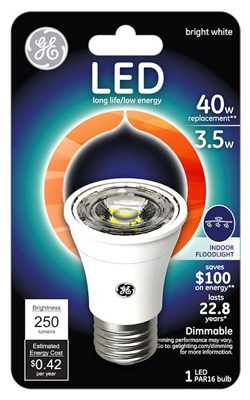 GE 4.5W PAR16 LED Bulb