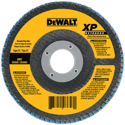 DW8311  Flap Disc 4-1/2x5/8"-11