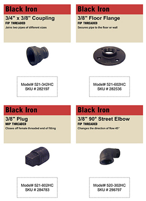 BLK Pipe Bin Cards Kit