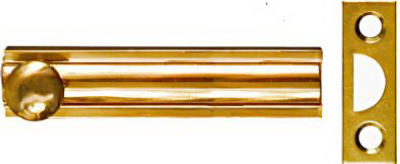 3" Solid Brass Surface Bolt