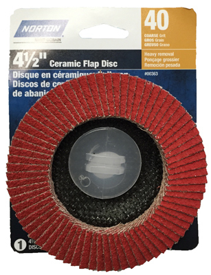 4-1/2" 40G Flap Disc