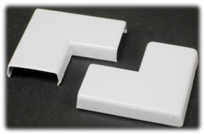 2PK White Flat Elbow