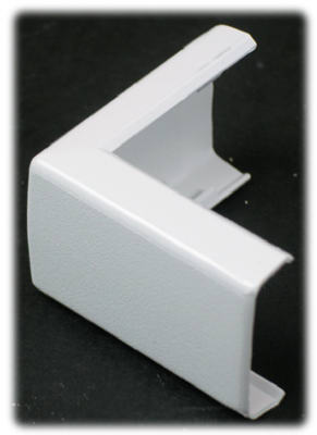 White Outside Elbow Wiremold