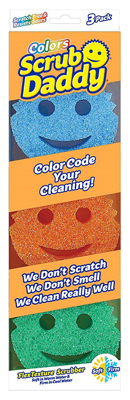 SCRUB DADDY 3PK COLOR SPONGES