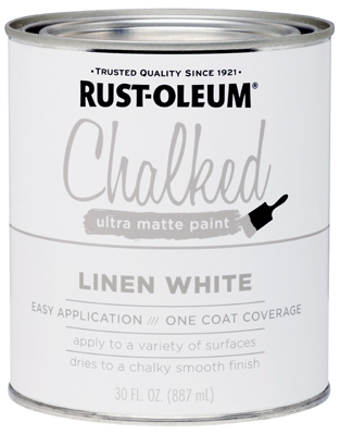 Rust-O 30OZ White Chalked Paint