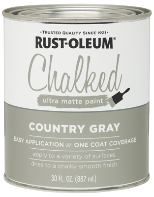 Rust-O 30OZ Gray Chalked Paint