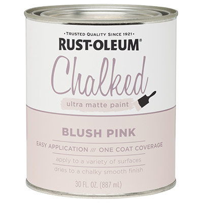 Rust-O 30OZ Pink Chalked Paint