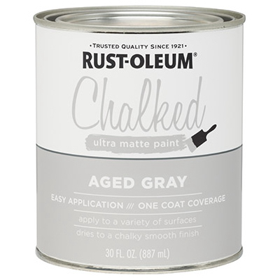 Rust-O 30OZ Gray Chalked Paint