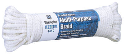 1/4"x50' WHT Nyl Cord