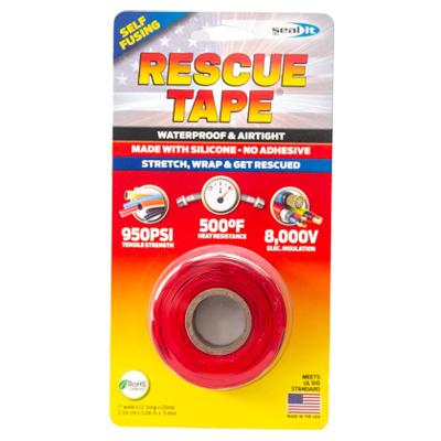 1"x12' RED Rescue Tape