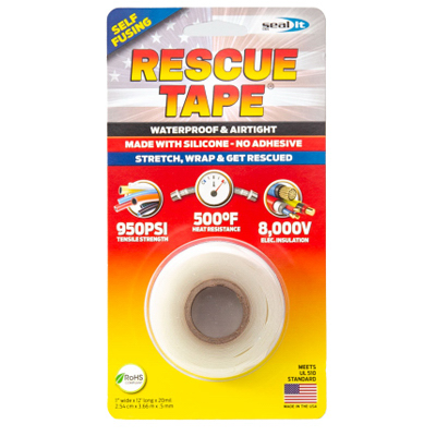 1"x12' Clear Rescue Tape