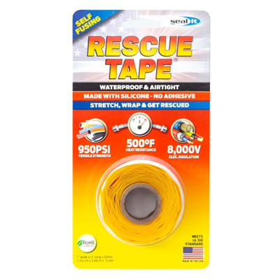 1"x12' YEL Rescue Tape