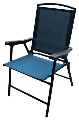 S998B   Sling Chair FLD FS BLU