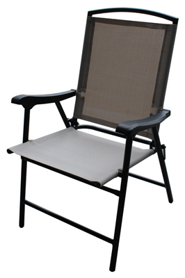 FS Tan FLD Sling Chair