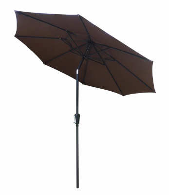 FS 9' BRN STL Umbrella