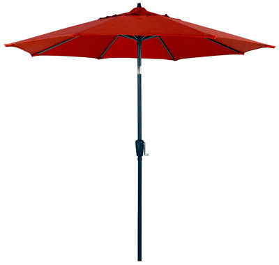 9' Red Steel Umbrella
