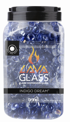 Indigo Dream Lava Glass