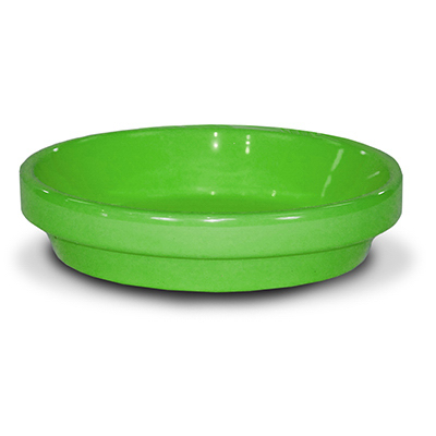 5.75" Green Ceramic Saucer