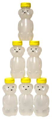 6pk 8oz Honey Bear Bottle