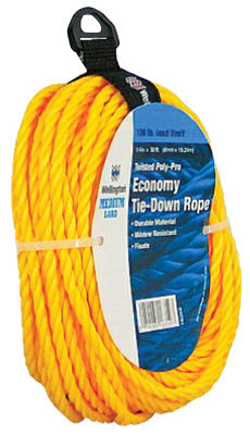 1/4"x50' YEL Poly Rope