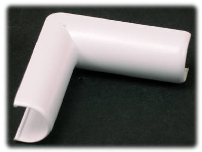 White Inside Elbow Cord Cover