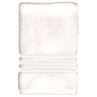 24x54 WHT Braided Towel