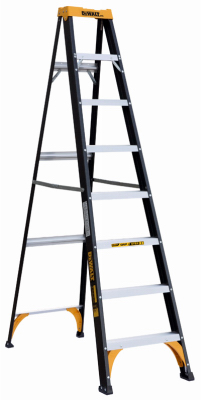 DeWALT by Louisville DXL3210-08 Step Ladder, 8 ft Max Reach H, 225 lb, Type