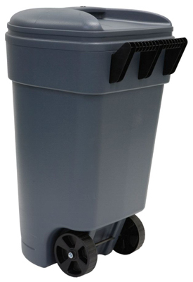 50GAL GRY Trash Can