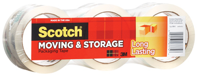 3pk 3m Clear Moving Storage Tape