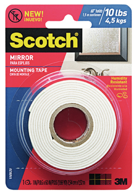 1"x60" 3m Mirror Mount Tape