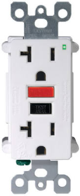 20A WHT Self Test GFCI