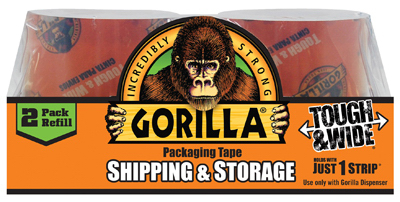 2pk 3x30yd Gorilla Packing Tape