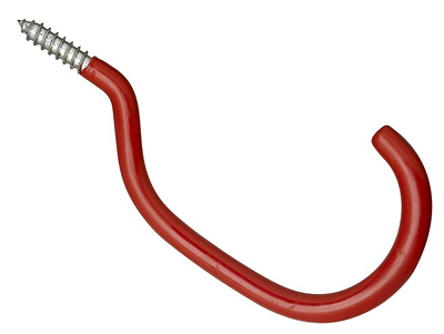 6" Red Bicycle Hook