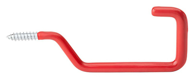 4.5" RED Screw Hooks