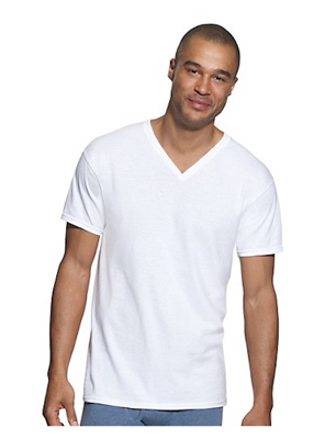 3PK 2XLWHT V-Neck Shirt