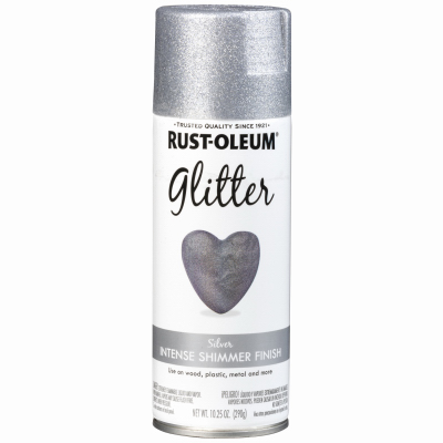 Rust-O 10OZ Silver Glitter Spray