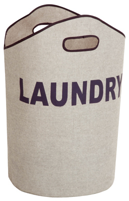 23.6" GRY Laundry Tote