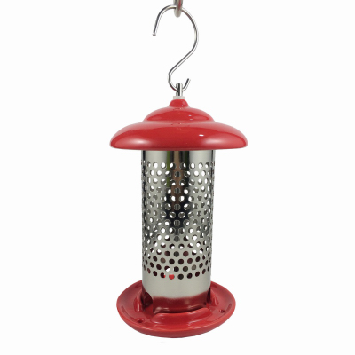 Jr RED Cera Bird Feeder